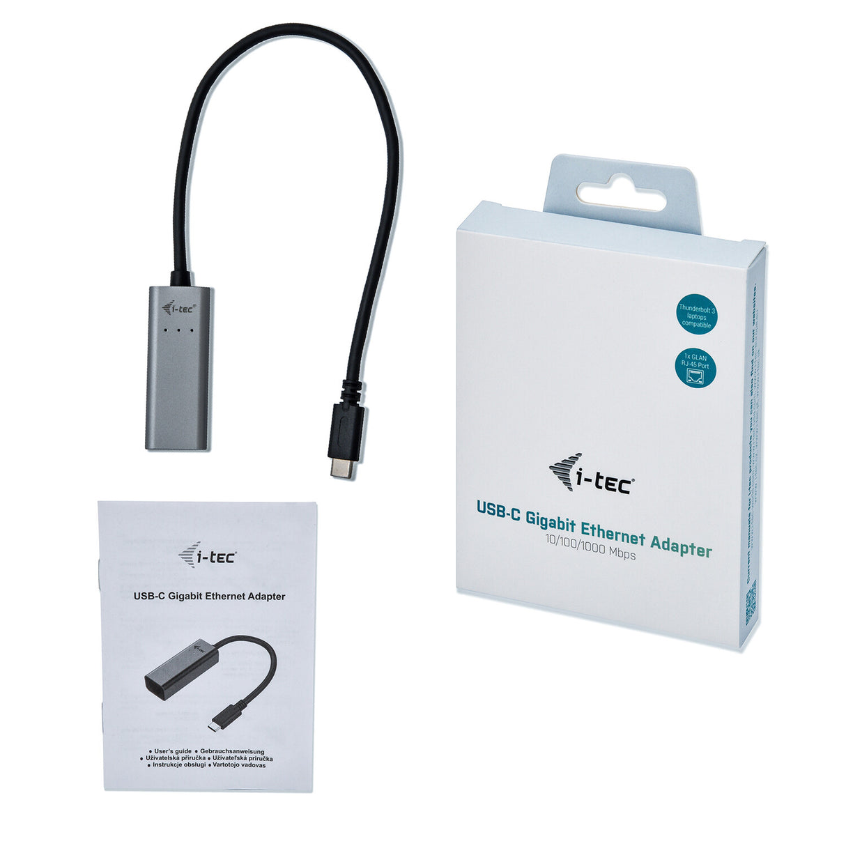 i-tec Metal C31METALGLAN netværkskort Ethernet 1000 Mbit/s