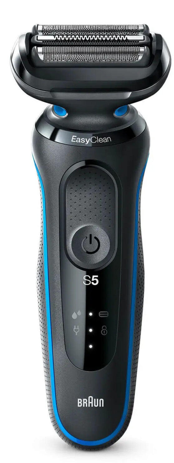 Braun 51-B1000s Folie shaver Sort, Blå