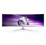 Philips Evnia 8000 49M2C8900/00 computerskærm 124,2 cm (48.9") 5120 x 1440 pixel Dual QHD QD-OLED Hvid