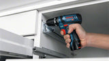 Bosch GSR 12V-15 Professional 650 g Sort, Blå, Rød, Sølv
