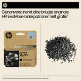 HP 937e EvoMore Sort 2500 sider Blæk