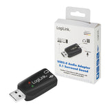 LogiLink USB Soundcard Virtual 3D Soundeffects USB 2.0 Ekstern