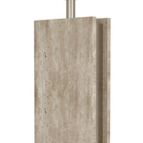 Eglo Belesar H67 børstet stål/linen bordlampe