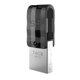 Silicon Power Mobile C31 USB-nøgle 16 GB USB Type-A / USB Type-C 3.2 Gen 1 (3.1 Gen 1) Sort, Sølv
