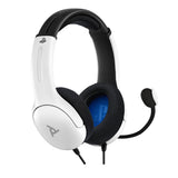 PDP LVL40 Headset Ledningsført Spil Hvid