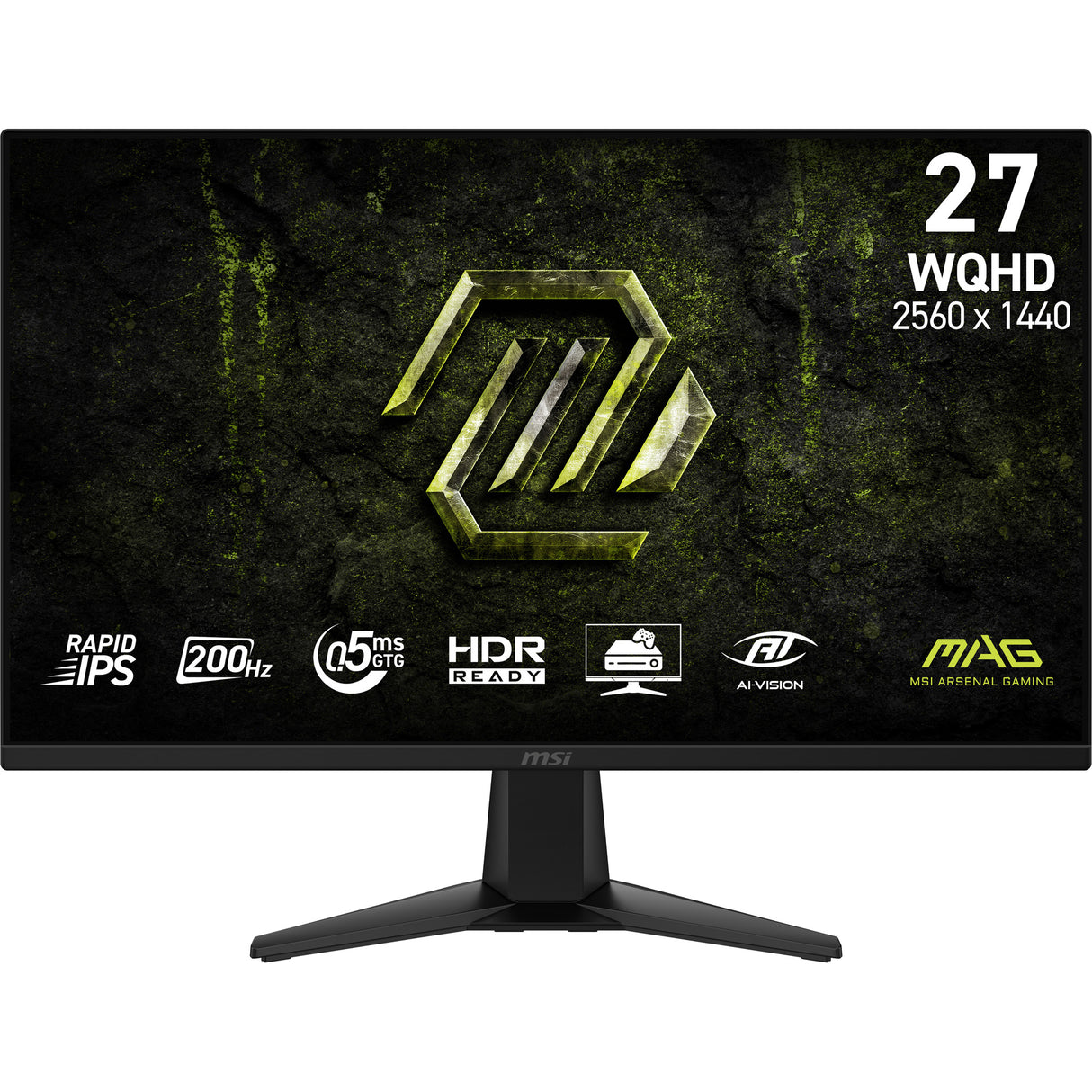 MSI MAG 275QF E20 computerskærm 68,6 cm (27") 2560 x 1440 pixel Wide Quad HD LCD Sort