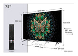 TCL 75C6K QD-Mini LED 4K Google TV
