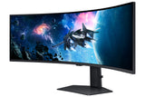 Samsung G95C computerskærm 124,5 cm (49") 5120 x 1440 pixel Dual QHD LED Sort