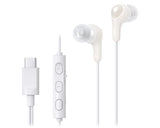 JVC HA-FR9UC Headset Ledningsført I ørerne Opkald/musik USB Type-C Hvid