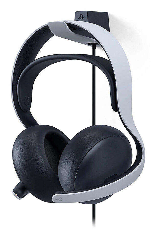 Sony PULSE Elite Headset Kabel & trådløs Spil Bluetooth Opladningsstativ Sort, Hvid