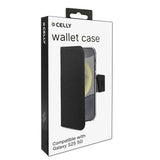 Celly WALLY mobiltelefon etui 15,8 cm (6.2") Tegnebogsetui Sort
