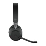 Jabra Evolve2 65 Headset Trådløs Kontor/Callcenter USB Type-A Bluetooth Opladningsstativ Sort