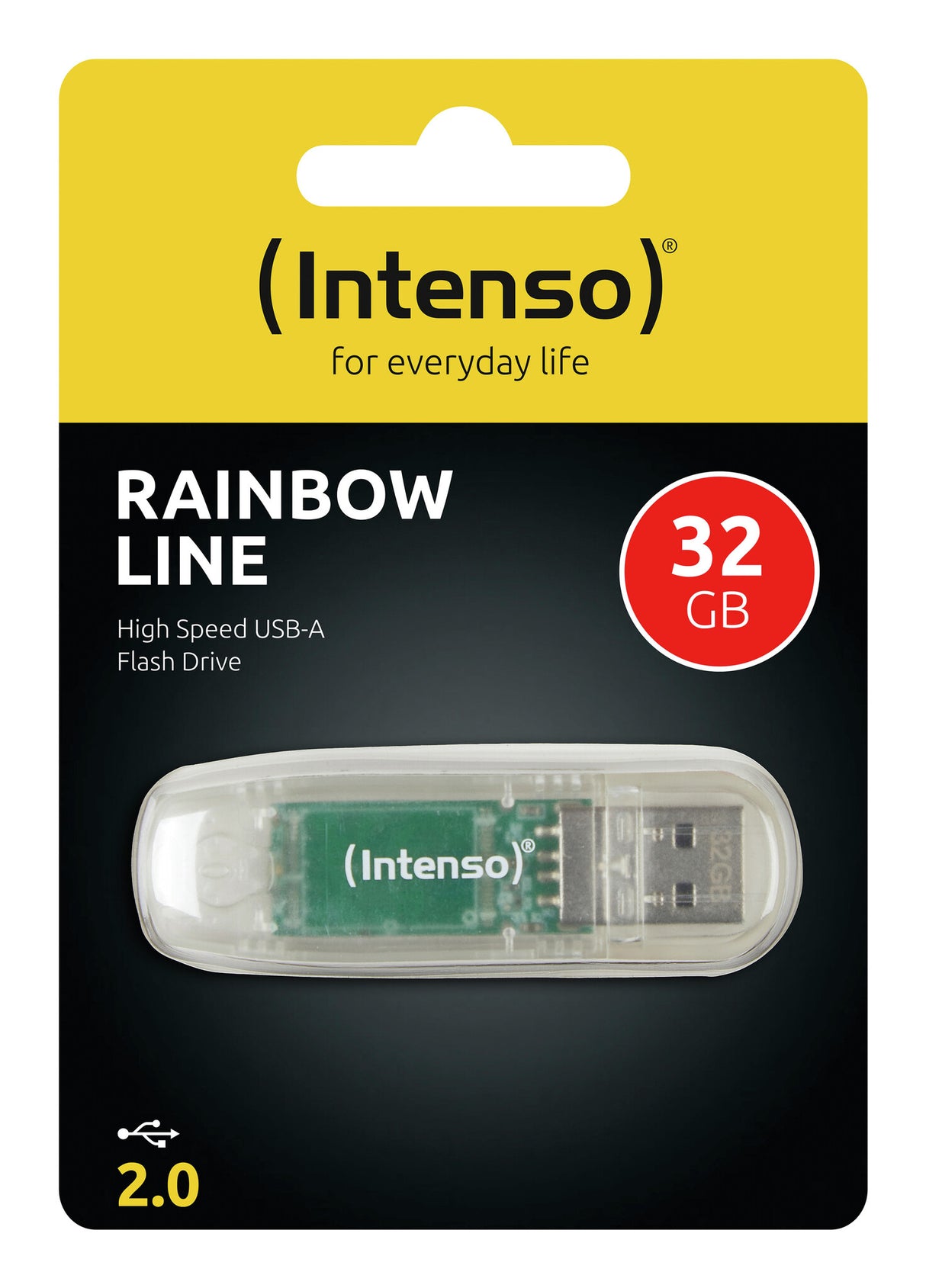 Intenso Rainbow Line USB-nøgle 32 GB USB Type-A 2.0 Transparent