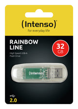 Intenso Rainbow Line USB-nøgle 32 GB USB Type-A 2.0 Transparent