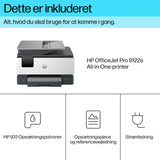 HP OfficeJet Pro 9122e Trådløst All-in-One Farve Printer, Instant Ink; 2-sidet printning