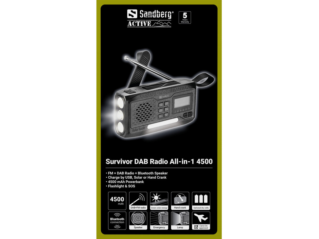 Sandberg 421-17 radio Analog & digital Sort