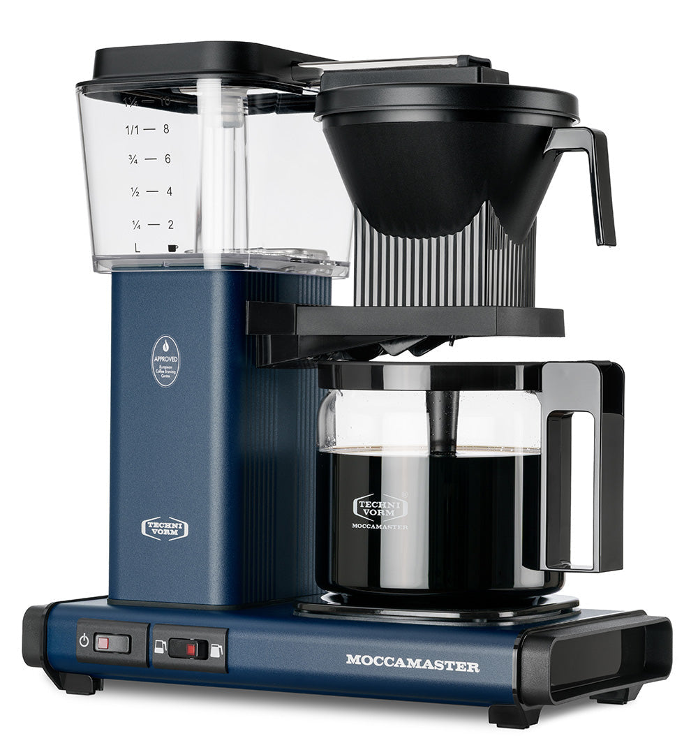Moccamaster Optio kaffemaskine midnight blue