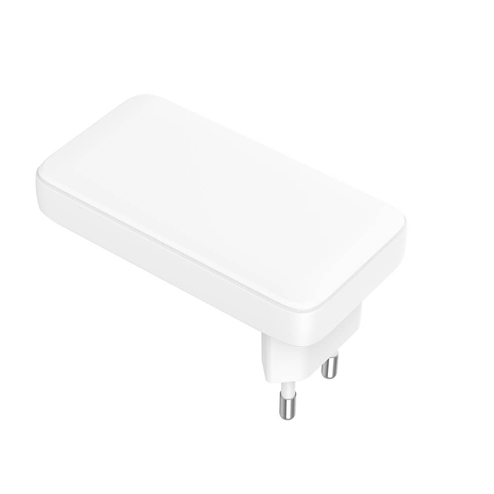 Gear Oplader 220V 1xUSB-C+1xUSB-A PD/PPS 36W+QC 18W GaN Hvid