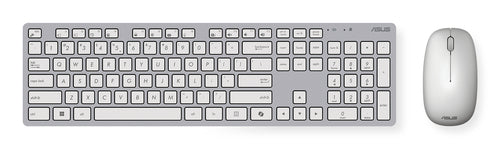 ASUS W5000 Wireless Keyboard and Mouse Set tastatur Mus inkluderet Universel RF trådløst Hvid