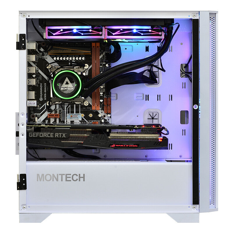 Montech Air 100 ARGB Mini Tower Hvid
