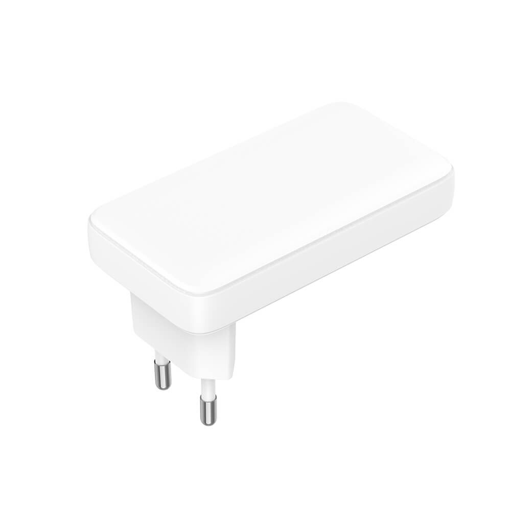 Gear Oplader 220V 1xUSB-C+1xUSB-A PD/PPS 36W+QC 18W GaN Hvid