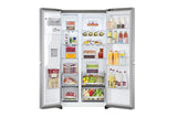 LG GSJV70MBLE side-by-side køle-fryseskab Fritstående 635 L Rustfrit stål