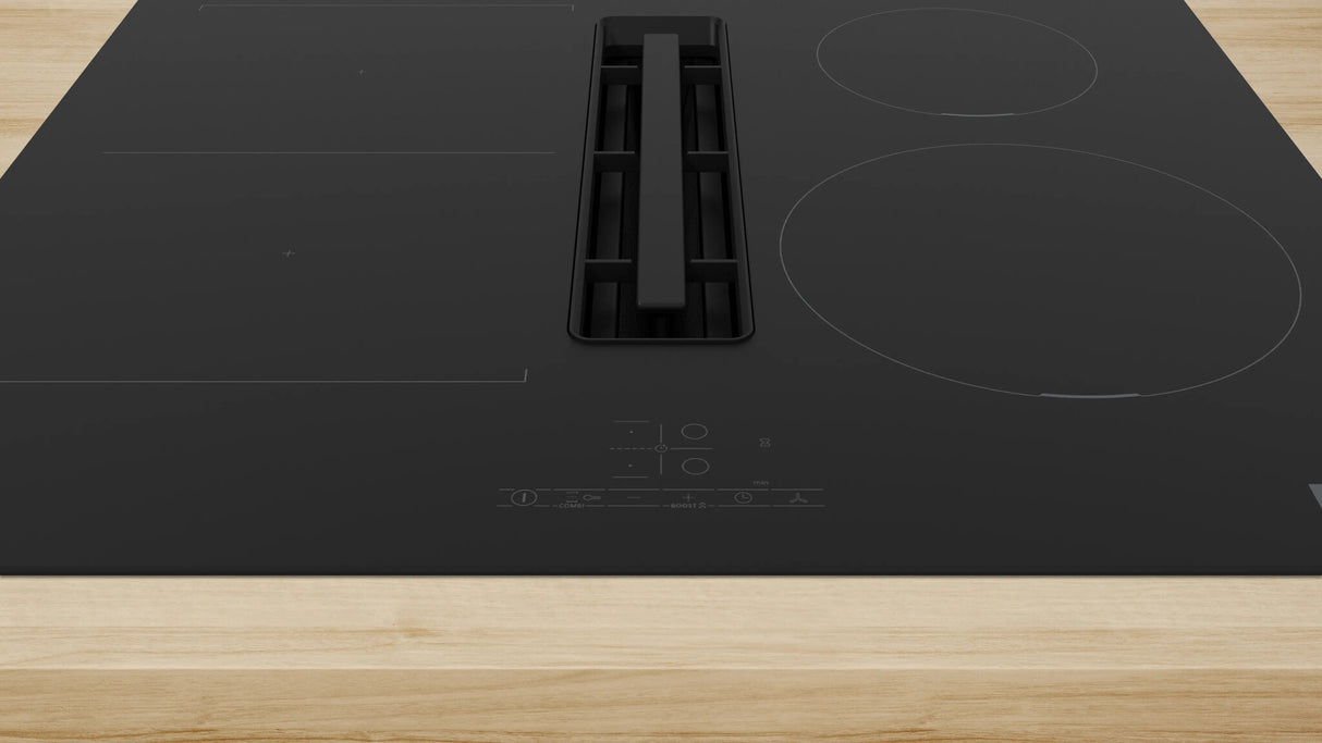 Bosch Serie 4 PVS611B16E kogeplade Sort Indbygget 59.2 cm Zone induktionskogeplade 4 zone(s) Indbygget hætte