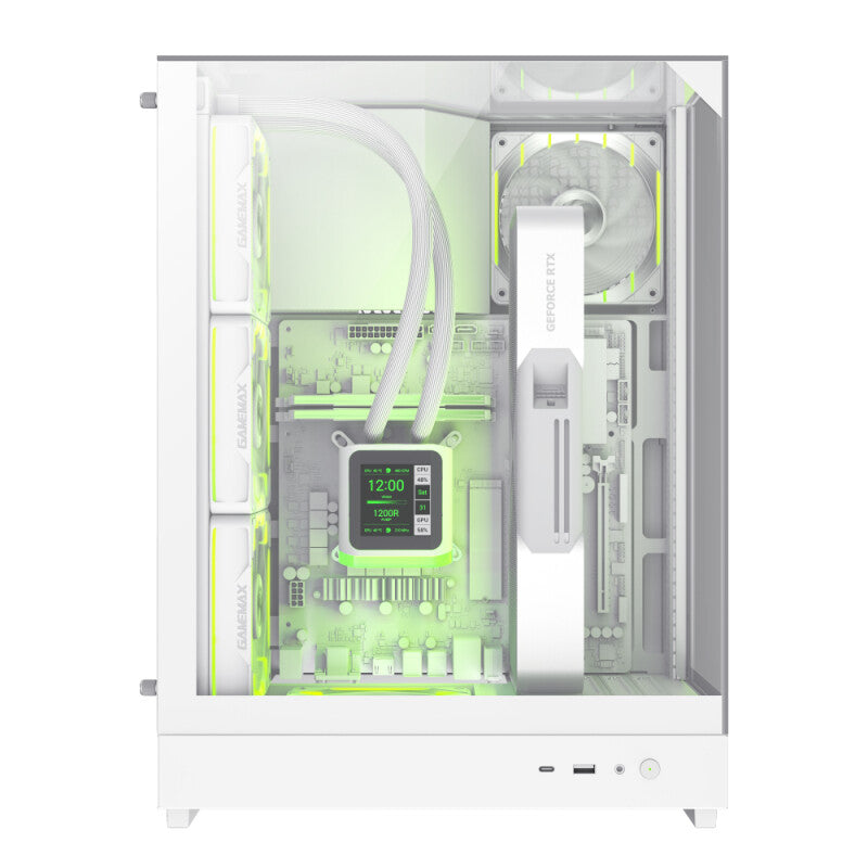 GameMax T20 WH Midi Tower Hvid