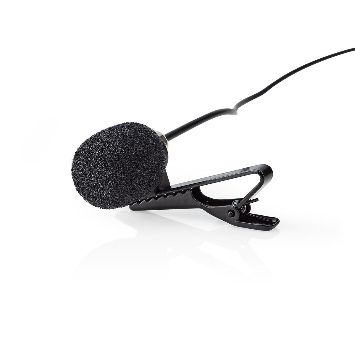 Nedis MICCJ105BK mikrofon Sort, Krom Clip-on mikrofon