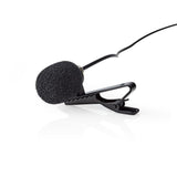 Nedis MICCJ105BK mikrofon Sort, Krom Clip-on mikrofon