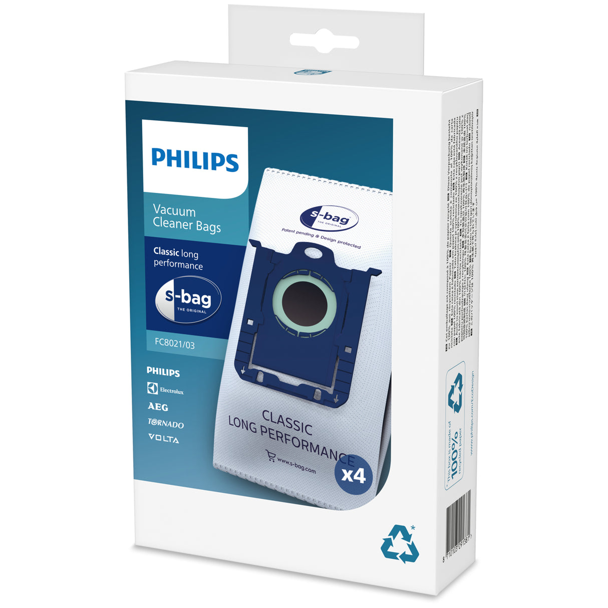 Philips FC8021 Classic - Long performance Støvsuger Taske