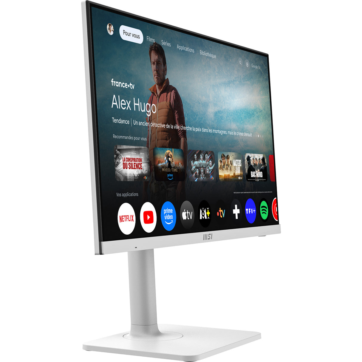 MSI Modern MD272UPSW computerskærm 68,6 cm (27") 3840 x 2160 pixel 4K Ultra HD Hvid