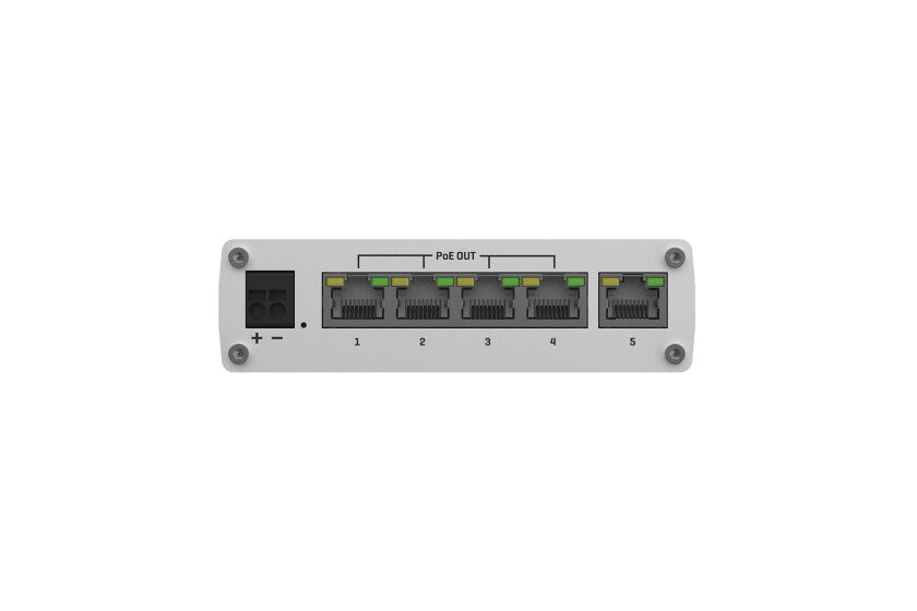 Teltonika TSW101 Gigabit Ethernet (10/100/1000) Strøm over Ethernet (PoE) Metallic