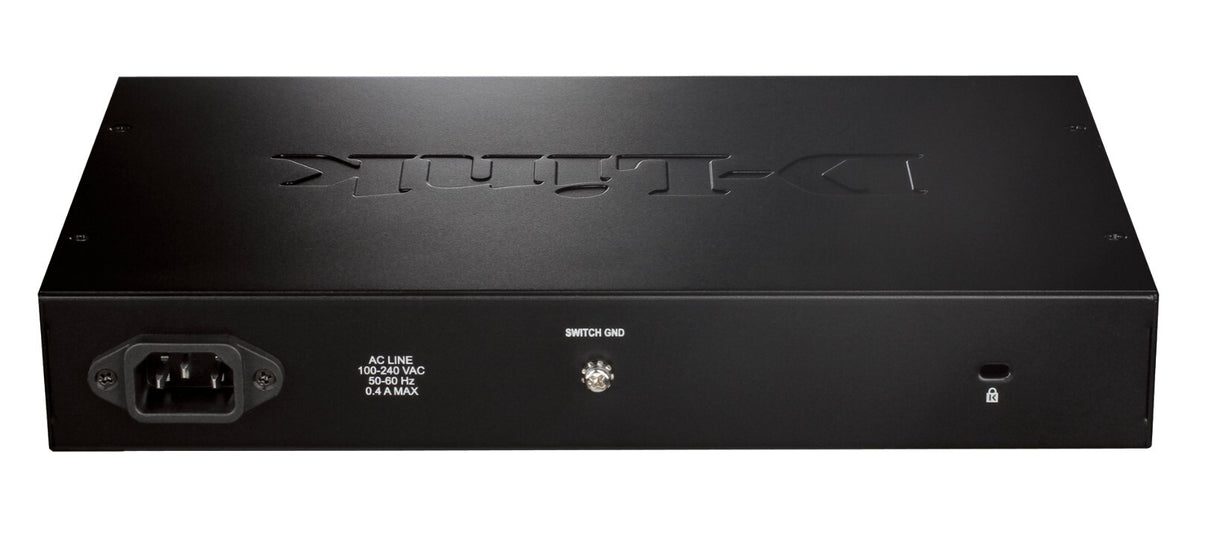 D-Link DGS-1016D/E netværksswitch Ikke administreret Sort, Metallic