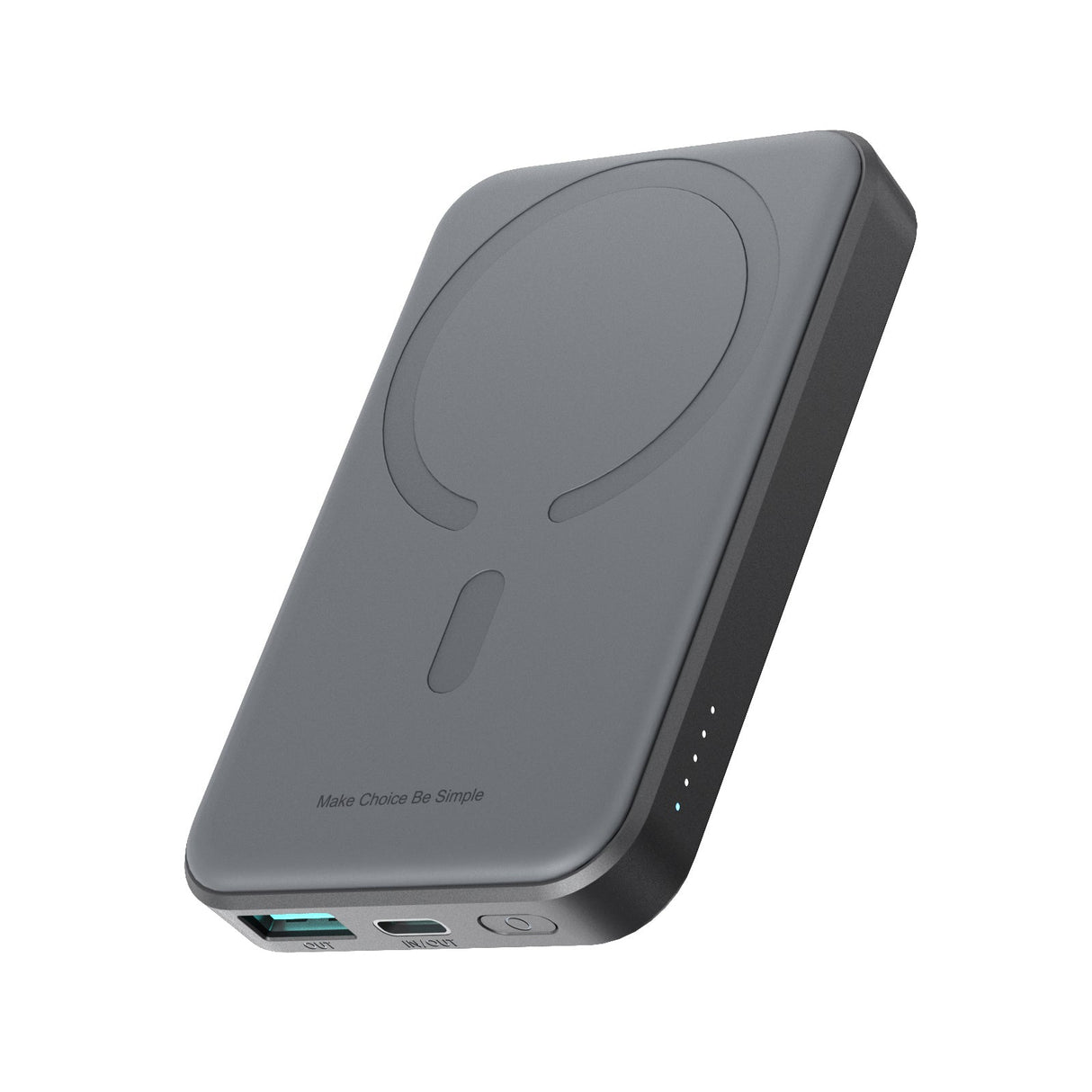 JOYROOM JR-W020 Mini Lithium-Ion (Li-Ion) 5000 mAh Trådløs opladning Sort