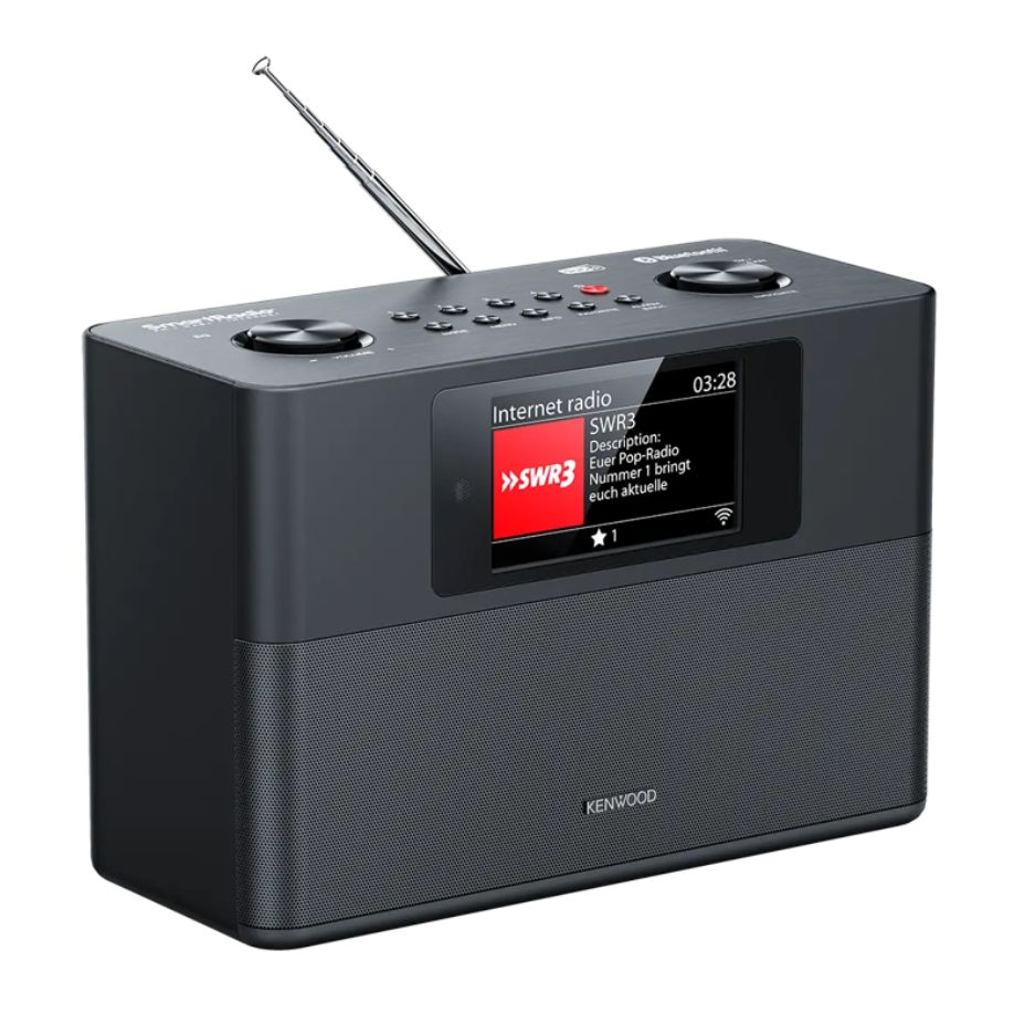 Kenwood CR-ST200S-B Smart Compact Radio - sort