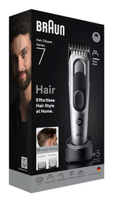 Braun Series 7 HC7590 Hårklipper Sort Grå
