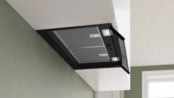 Bosch Serie 4 DBB65CC60 emhætte Indbygget Sort 582 m³/t