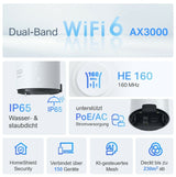 TP-Link Deco X50-Outdoor Dual-band (2,4 GHz / 5 GHz) Wi-Fi 6 (802.11ax) Hvid 1 Intern