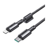 Joyroom 30W USB-C Lightning-kabel, 1.2m grå