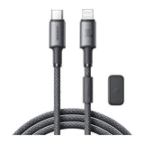Joyroom 30W USB-C Lightning-kabel, 1.2m grå
