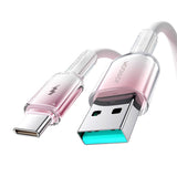 Joyroom S-A42 3A USB-A USB-C Kabel 1.2m biały
