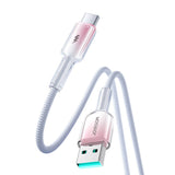 Joyroom S-A42 3A USB-A USB-C Kabel 1.2m biały