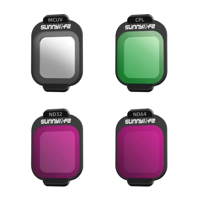 Filtry MCUV, CPL, ND32, ND64