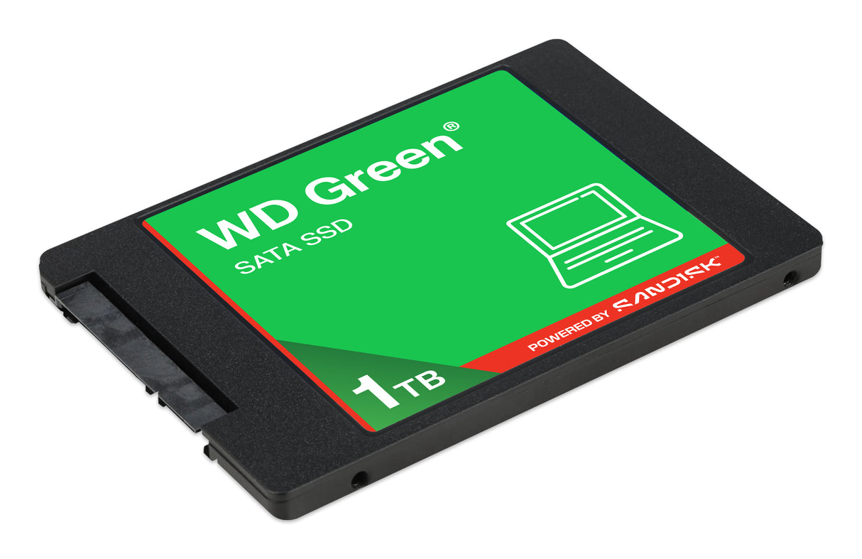 Western Digital Green WDS100T5G0A 1 TB 2.5" Serial ATA III 3D NAND