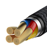 Baseus Cafule cable USB Type C SuperCharge 40W Quick Charge 3.0 QC 3.0 1m gray-black (CATKLF-PG1)