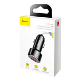 Baseus Magic Series PPS CCMLC20C-01 car charger 45W USB-C PD / USB-A QC - black