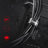 Baseus Rainbow Circle hook and loop Straps - Velcro tape Velcro cable organizer 3m black (ACMGT-F01)