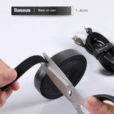 Baseus Rainbow Circle hook and loop Straps - Velcro tape Velcro cable organizer 3m gray (ACMGT-F0G)