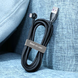 Baseus Rainbow Circle hook and loop Straps - Velcro tape Velcro cable organizer 3m gray (ACMGT-F0G)